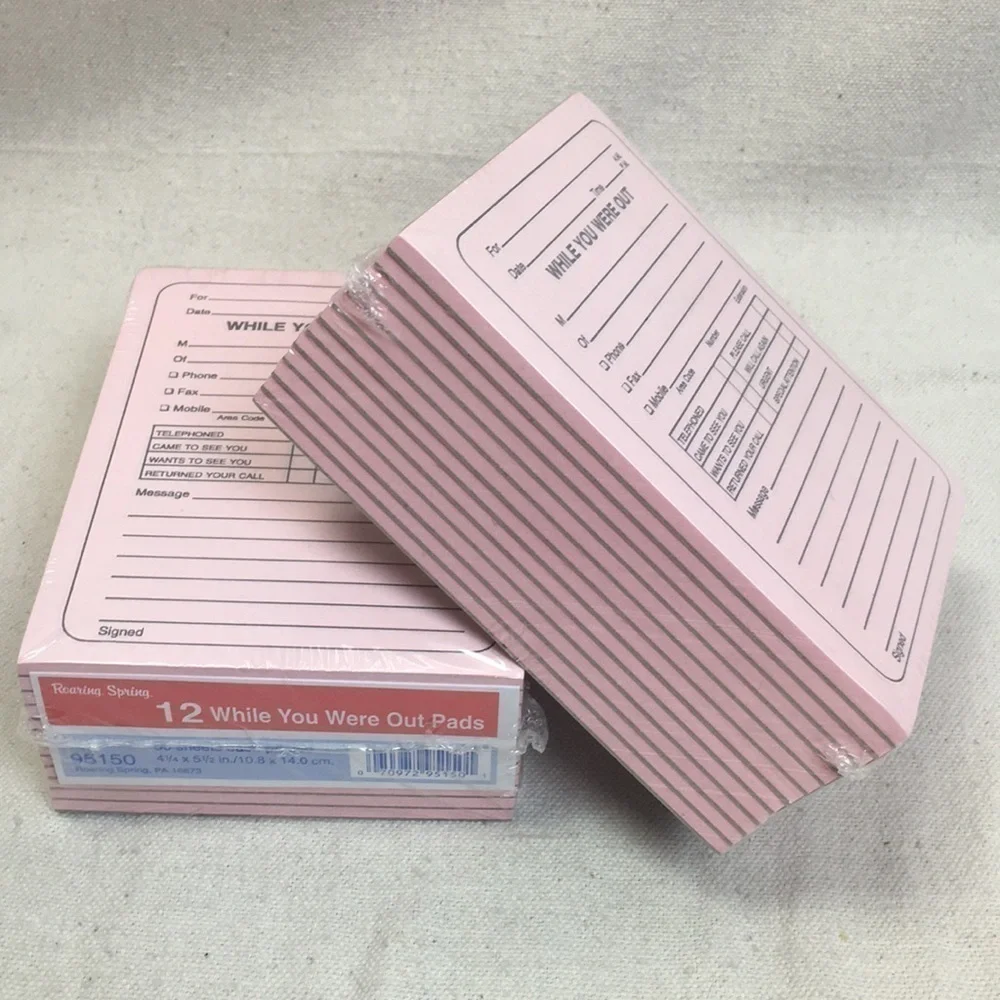 24 Roaring Spring While you were out Notepads NEW